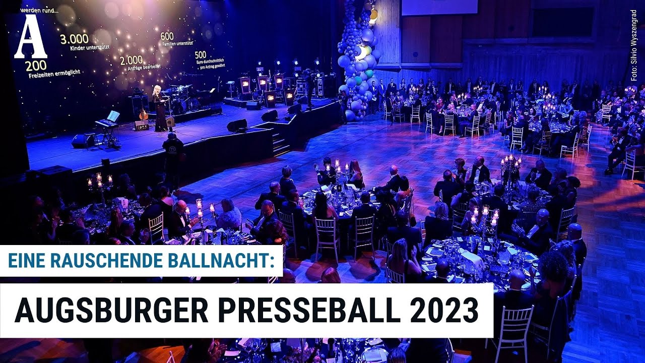 Presseball Augsburg 2023: Ein Zeichen für Solidarität und Mitmenschlichkeit