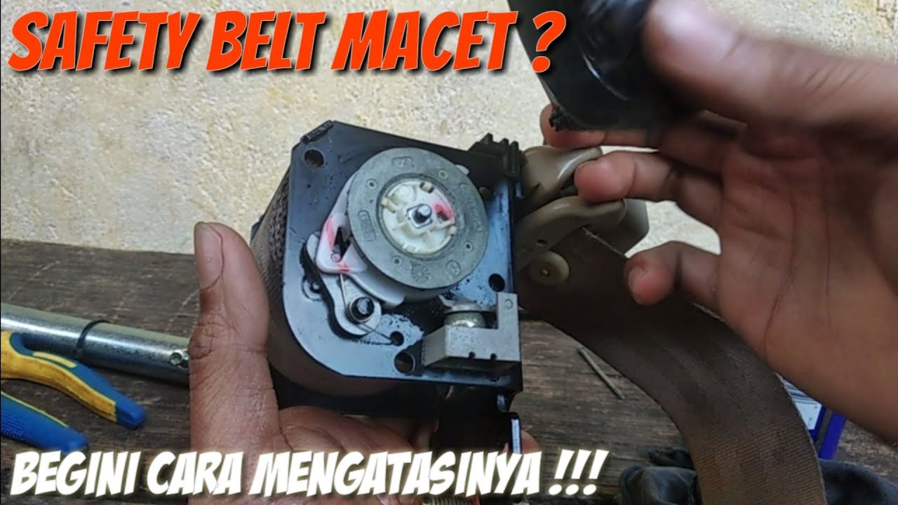 Cara memperbaiki safety belt macet / keras pada Avanza Xenia