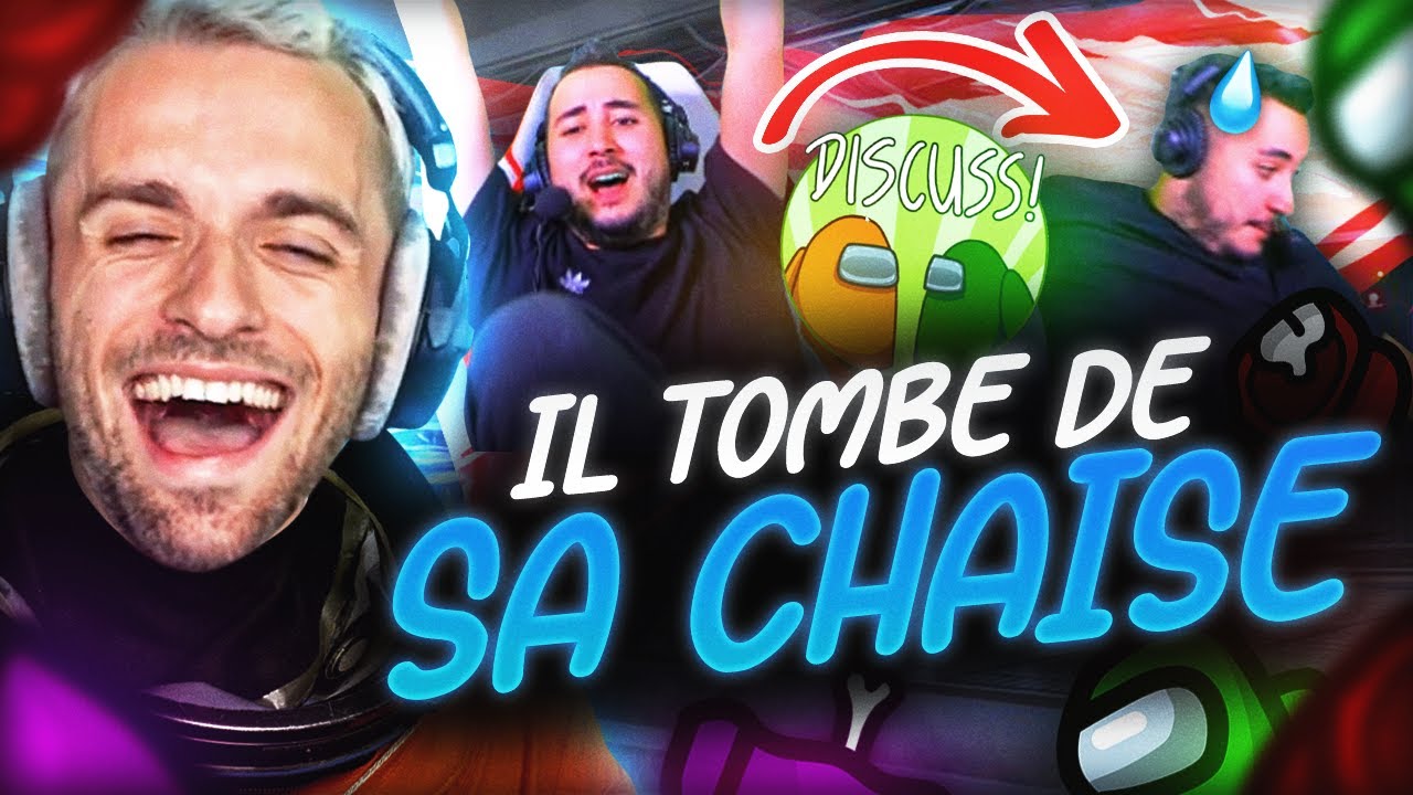 IL TOMBE DE SA CHAISE ! 😂 (Among Us)