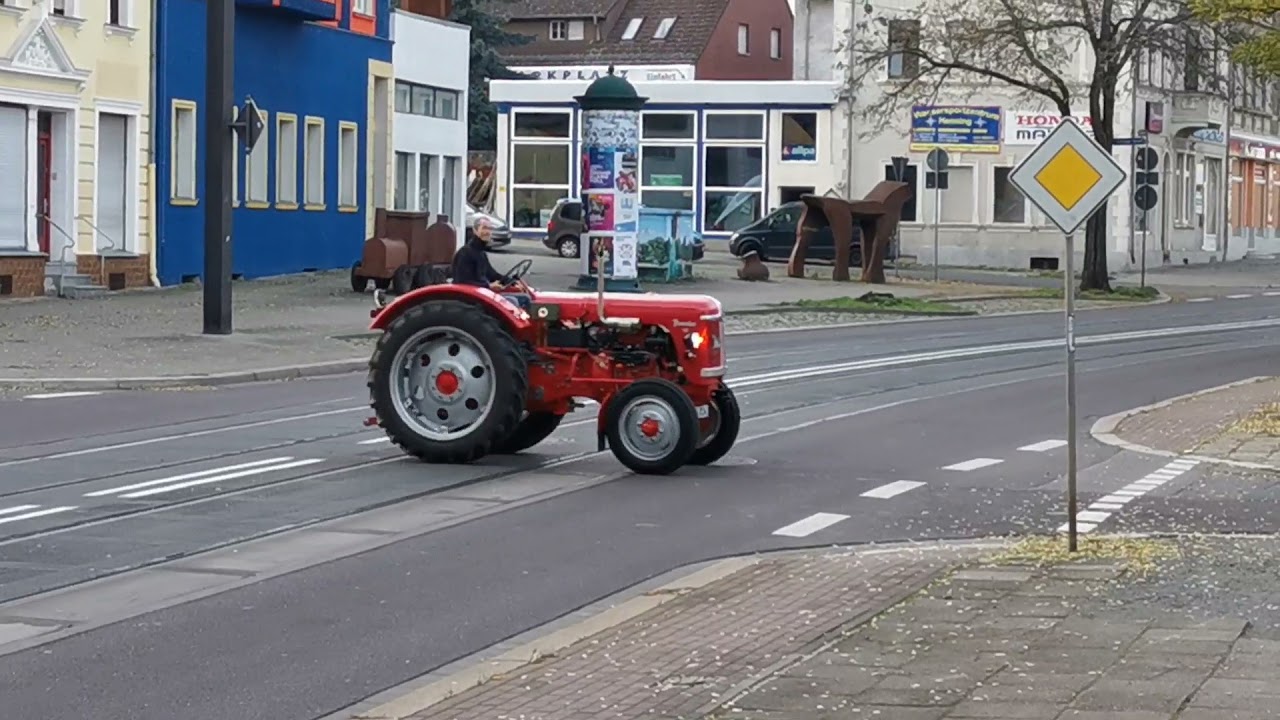 Famulus, Ausfahrten mit dem Trecker.