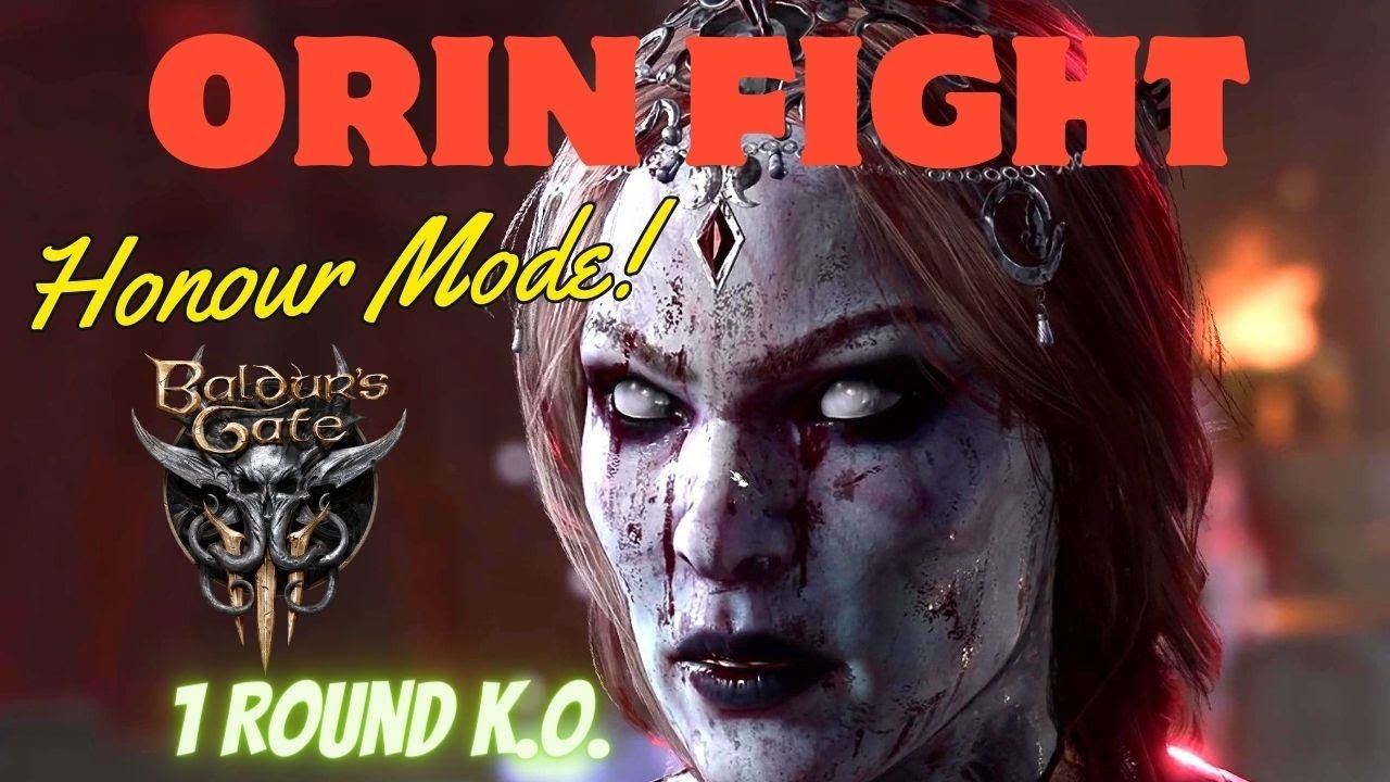 Baldur's Gate 3 Honour Mode Orin Boss Fight - Easy One Round Take Down