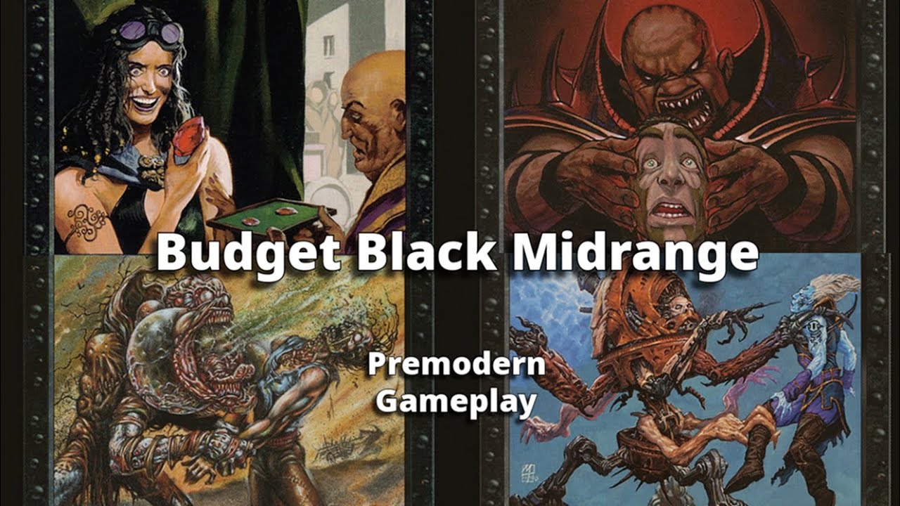 Moneyball on a Budget! • Premodern MTGO Gameplay • Mono-Black Midrange