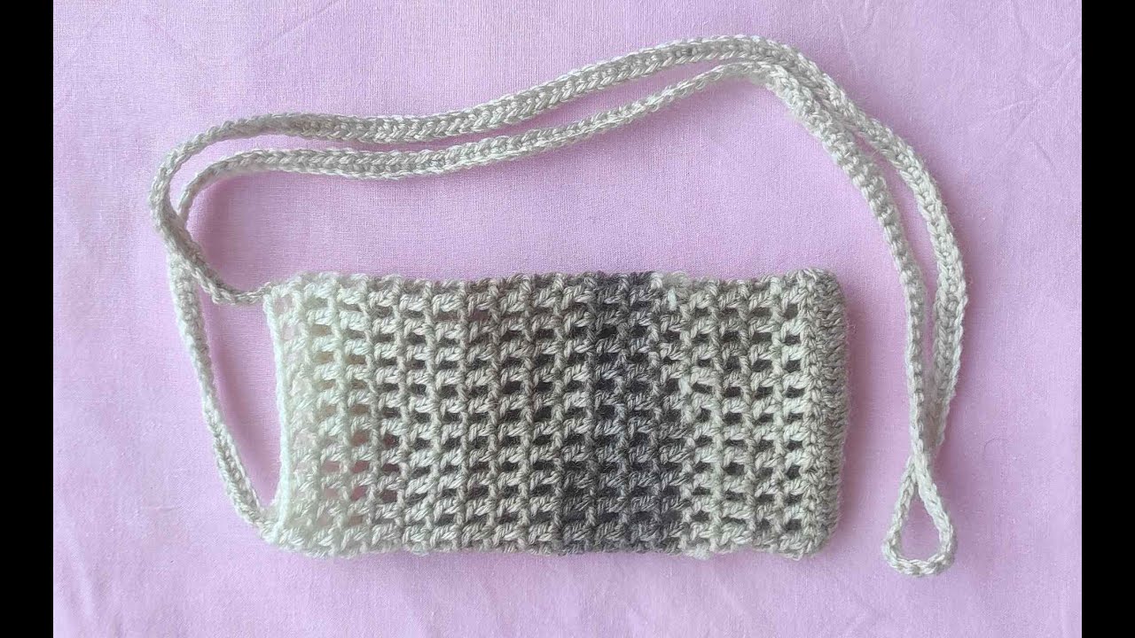 Crochet Mobile Bag Tutorial | Easy Pattern Handmade Sling Bag for Beginners