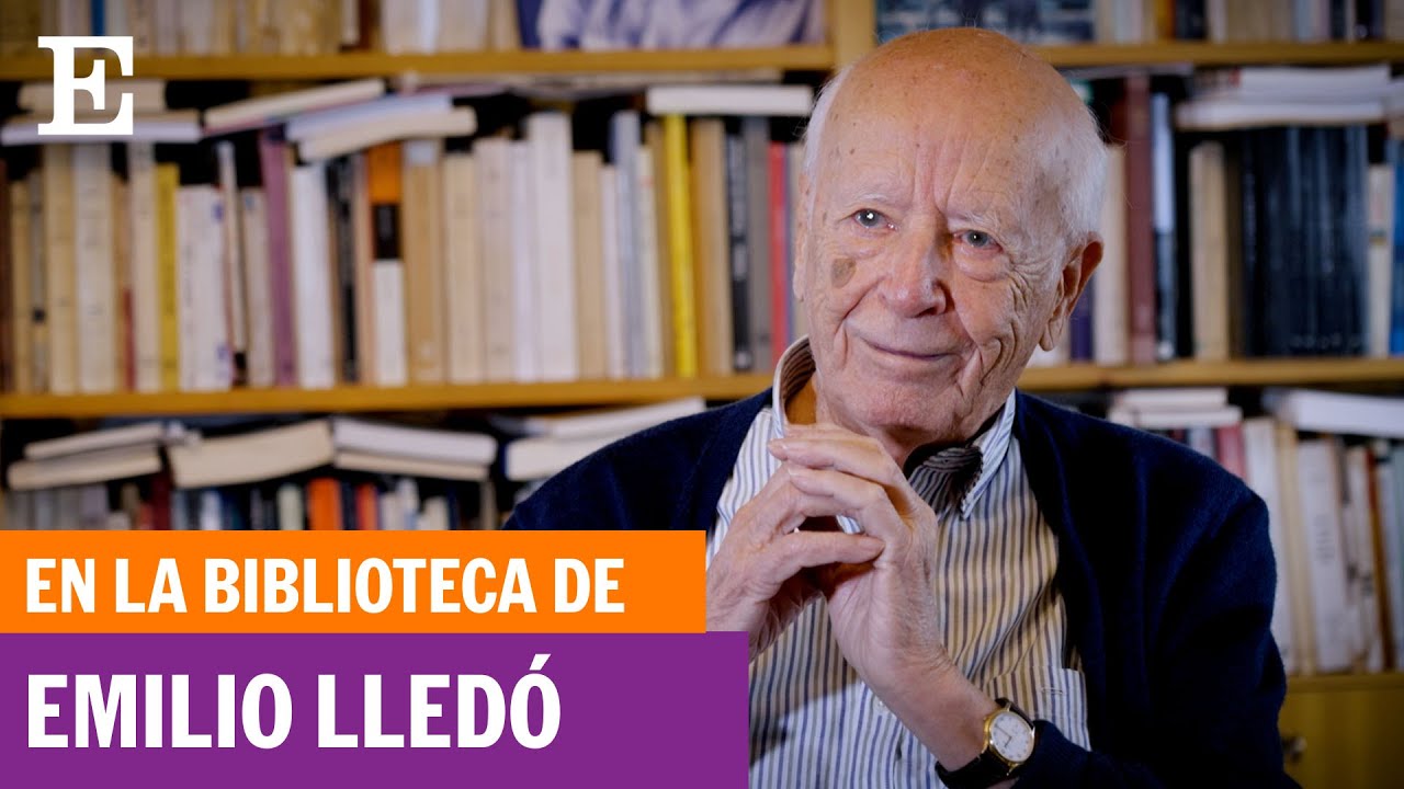 En la biblioteca de Emilio Lledó: 