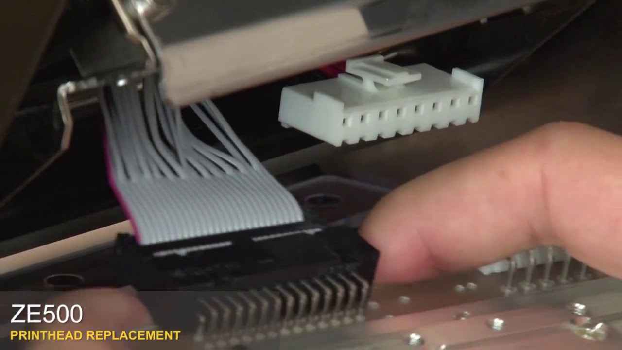 Zebra ZE500 Printhead Replacement Tutorial