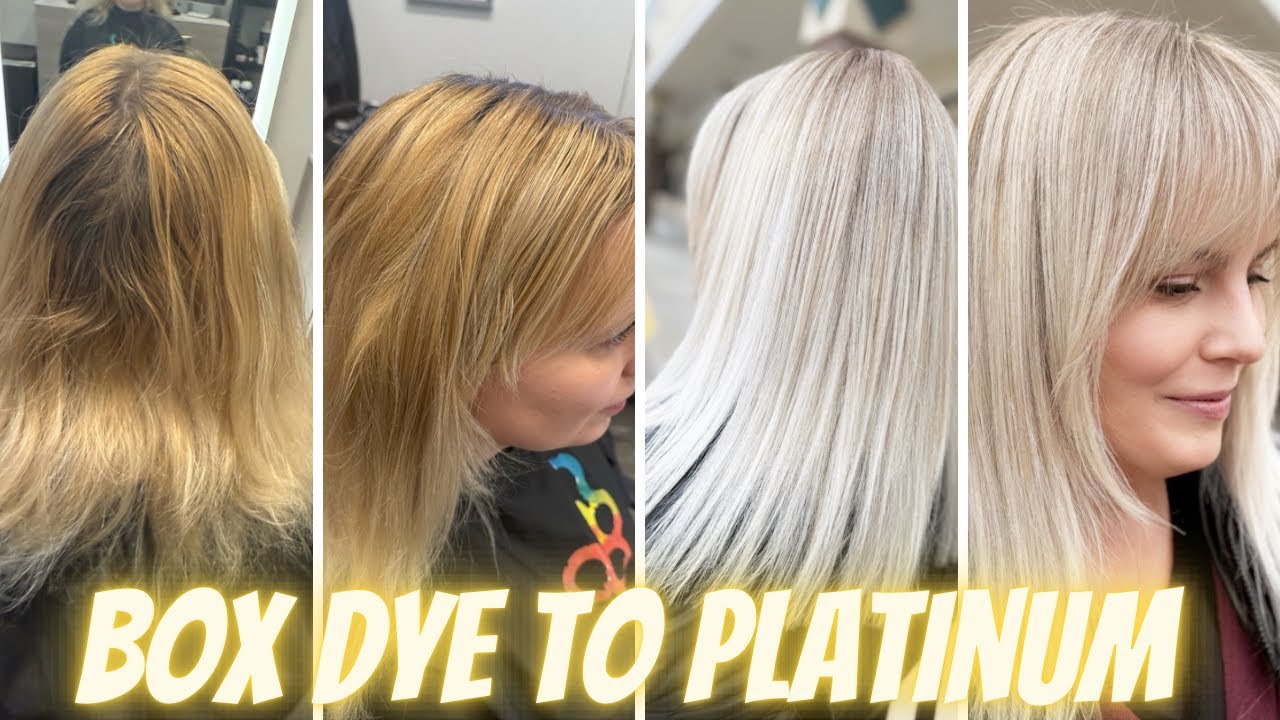 BOX DYE TO PLATINUM BLONDE!