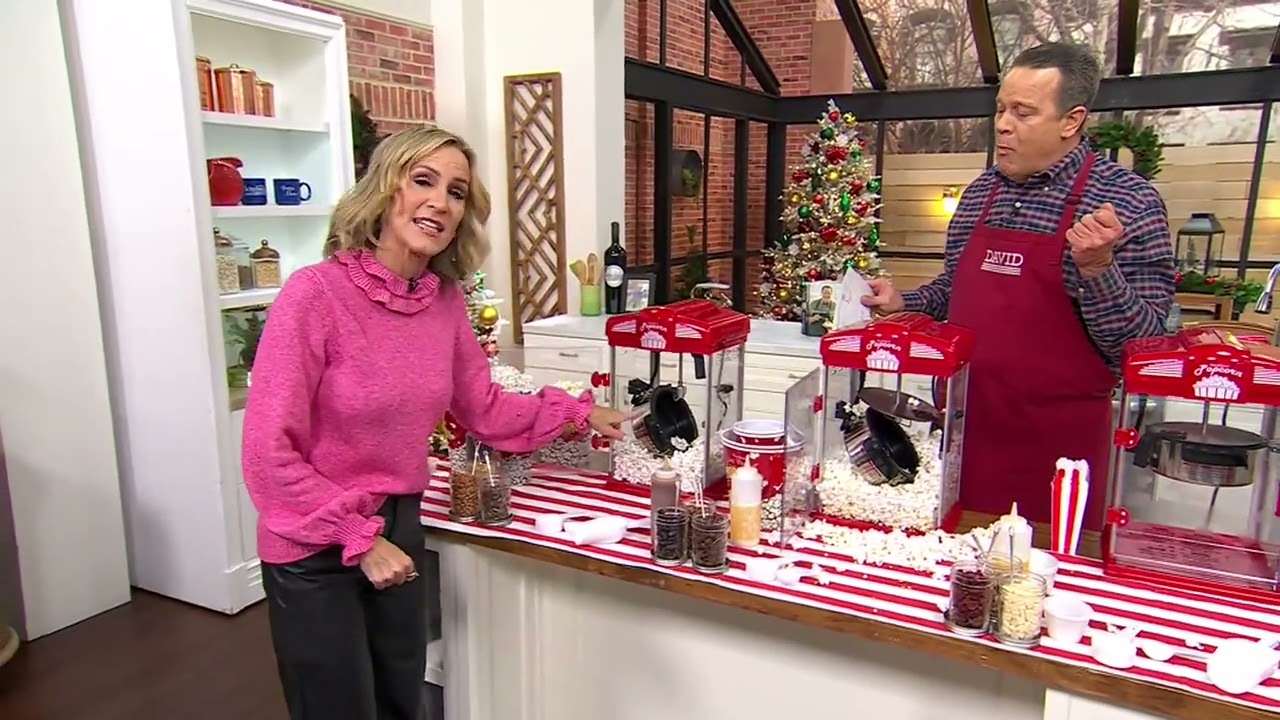 WestBend Theater Crazy 4-qt Popcorn Machine with Accessories on QVC