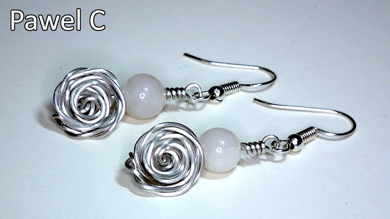 Wire Rose Earrings - Tutorial