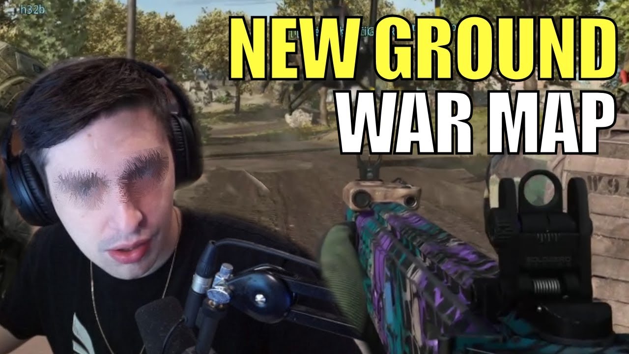 SHROUD ▪ Tries NEW Ground War Map - Krovnik Farmland 【Call Of Duty Modern Warfare】