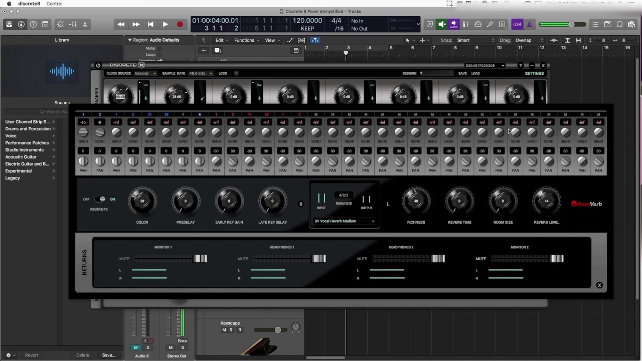 Antelope Audio Discrete 8 Easy Panel Demystified