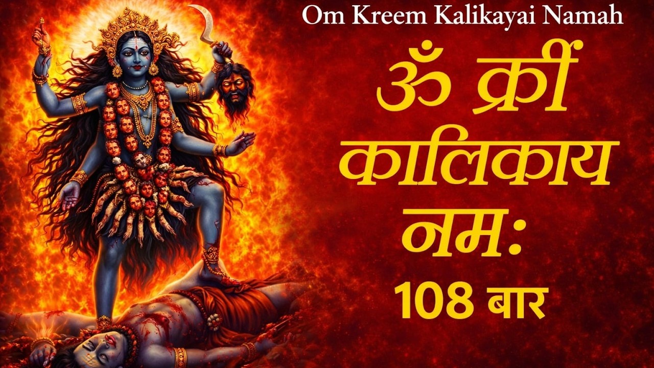 काली मंत्र : ॐ क्रीं कालिकायै नम || महाकाली मंत्र: दुर्गा मंत्र || @OMTUNES-p8q