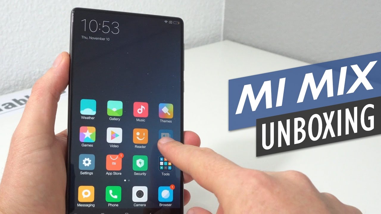 Xiaomi Mi Mix Unboxing With In-Depth Hands-On (English)