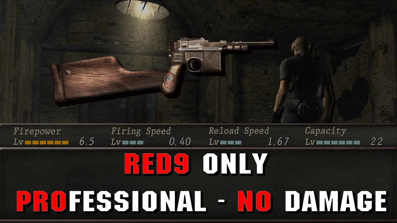 Resident Evil 4 - Red9 Only - Professional - No Damage