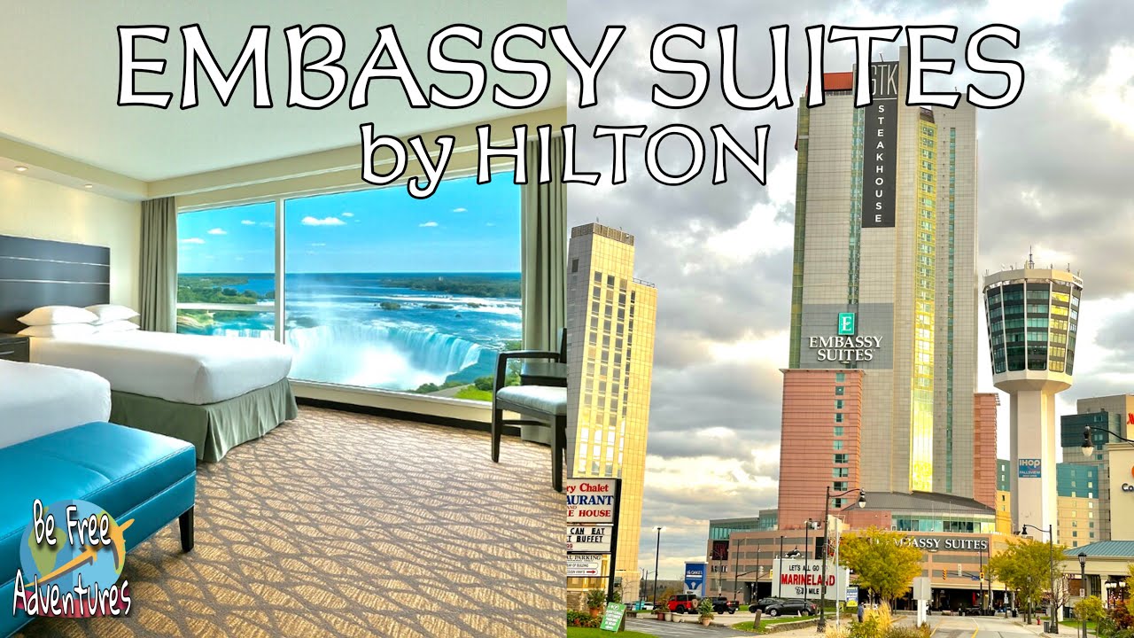 EMBASSY SUITES BY HILTON Niagara Falls Fallsview - Falls View Suite & Hotel Tour