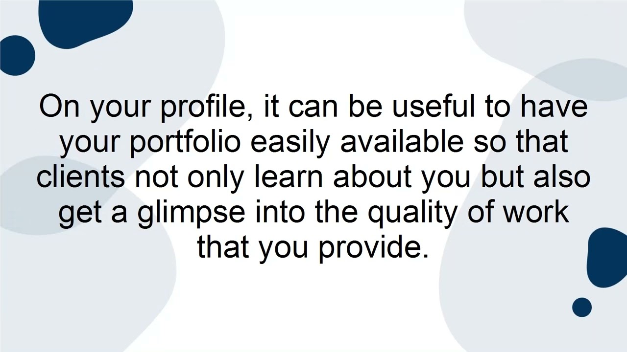 How to write a captivating freelance profile to score valuable clients | Training Video (4)
