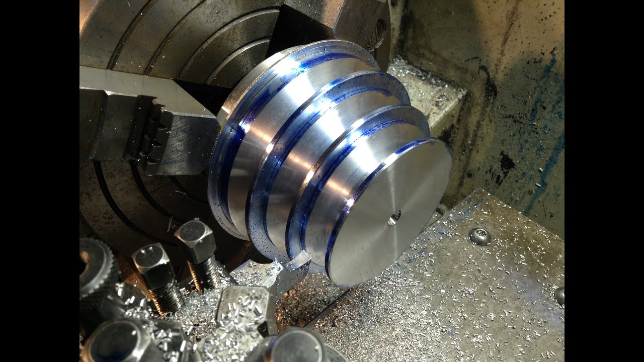 Stepped V -  Pulley .   Part 2 .