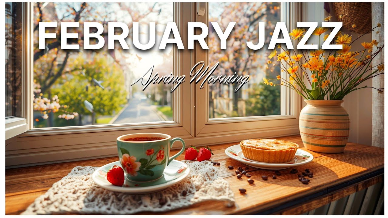 Happy February Morning Jazz ☕ Positive Coffee Music & Soft Bossa Nova Piano for a Fresh Day