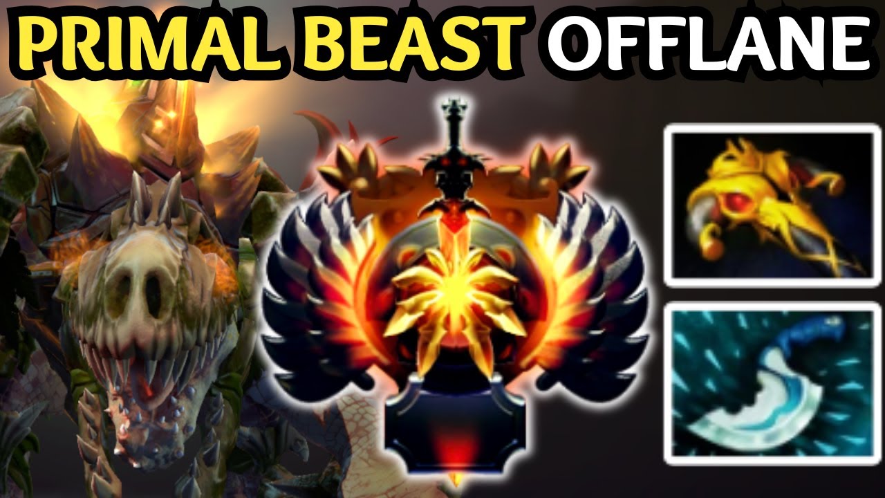 🔥 TRAMPLE THROUGH EVERYTHING?! PRIMAL BEAST OFFLANE | DOTA 2 🔥