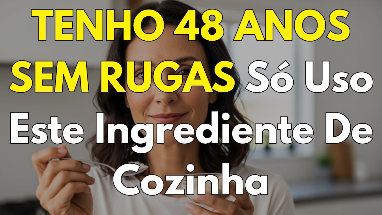 DERMATOLOGISTA ENSINA: Ingrediente de Cozinha Remove Rugas em 7 Dias