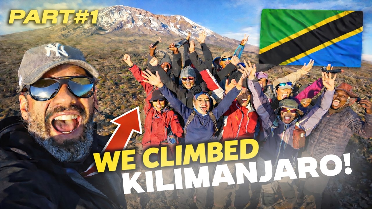 Attempting to Summit the Top of Africa 🏔️ (Kilimanjaro 🇹🇿 Vlog Part 1 ✈️➡️⛺)