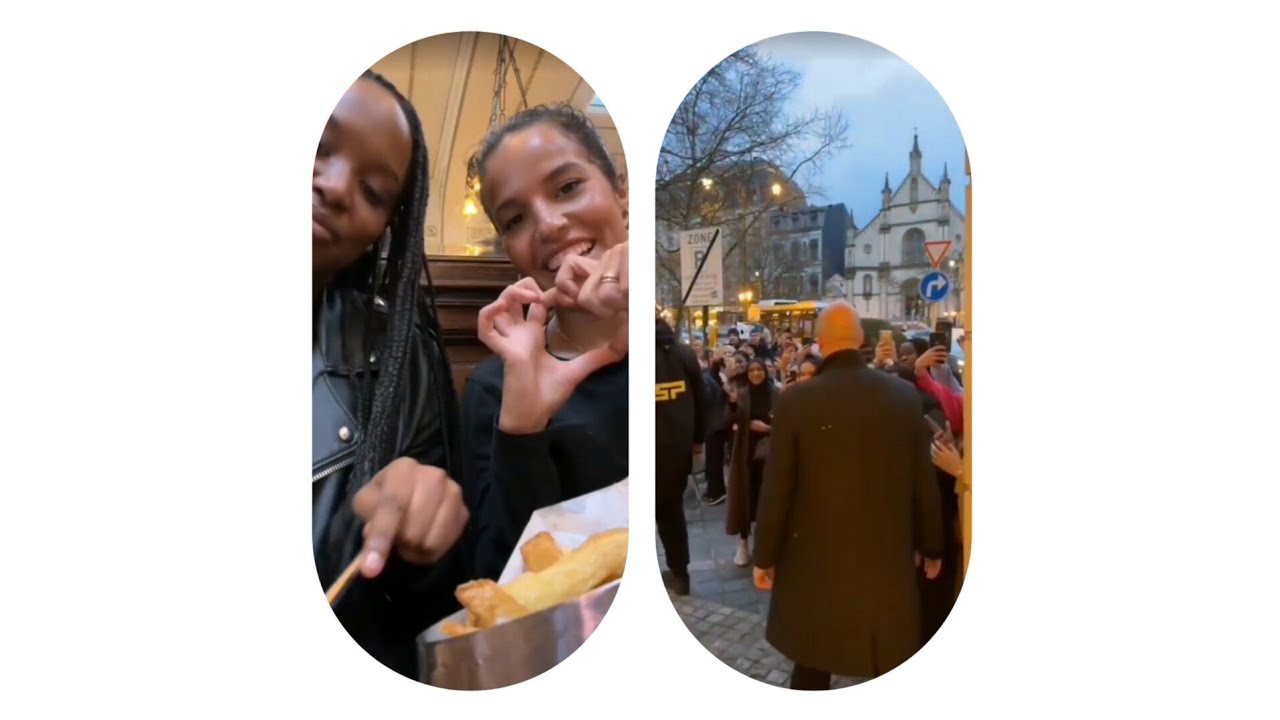 Poupette crée une émeute sur Bruxelles 😱❤️