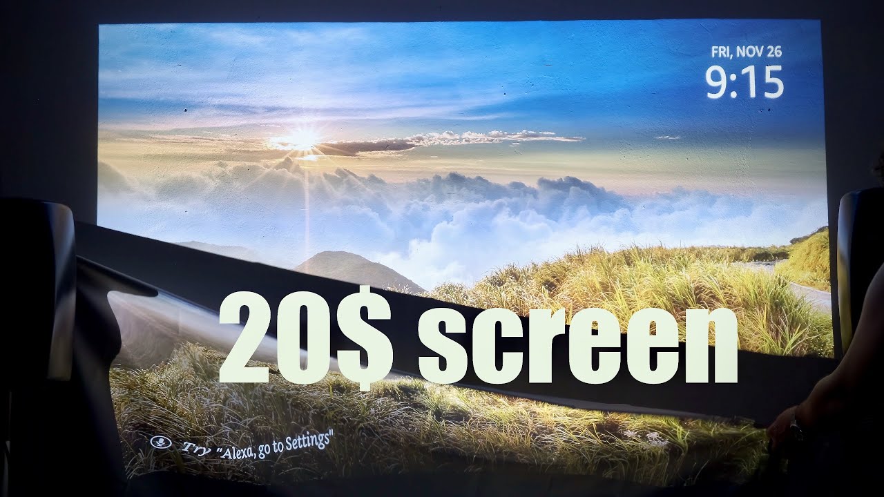 Is a 20$ foldable projector screen worth the money?