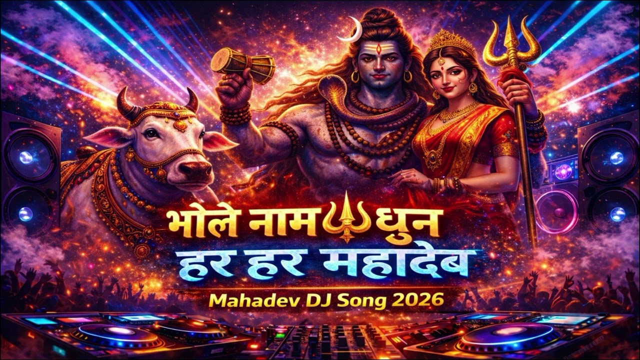भोले नाम की धुन हर हर महादेव | Mahadev DJ Song 2026 | Shiv Bhakti Hard Bass DJ Remix | Bam Bam Bhole