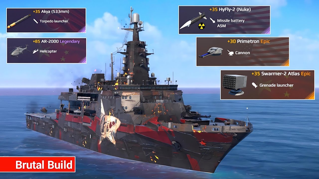 RF Vladimir Andreev With Full Powerful Anti-Decoy Build 🔥 Modern Warships 