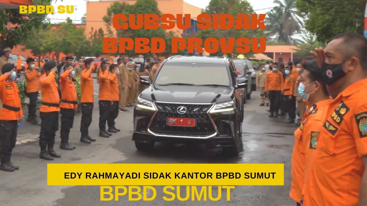 Gubernur Sumatera Utara Edy Rahmayadi melakukan inspeksi mendadak  ke Kantor BPBD SUMUT.