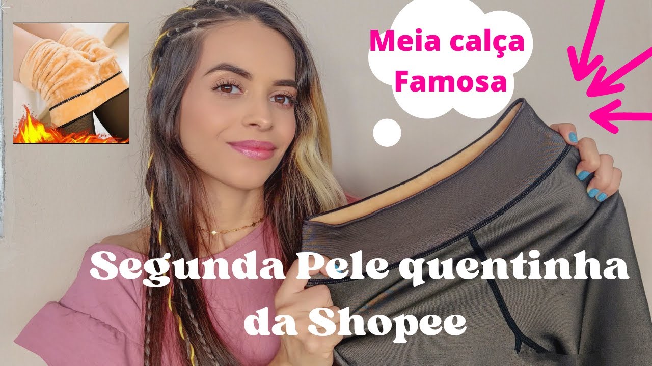 MEIA CALÇA TÉRMICA da SHOPEE | Segunda pela para o frio 😍✨