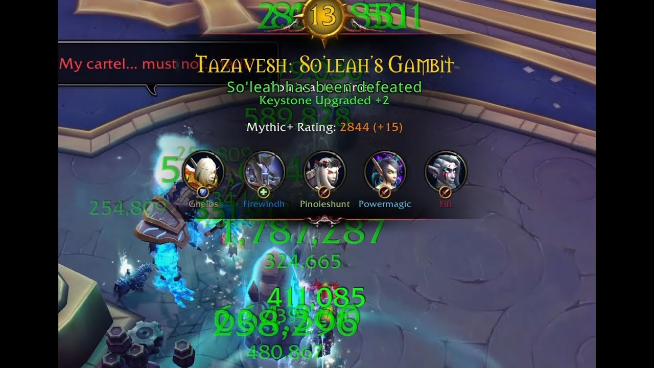 WoW TWW M+ Tazavesh Gambit +13 S3 Shaman Healer POV