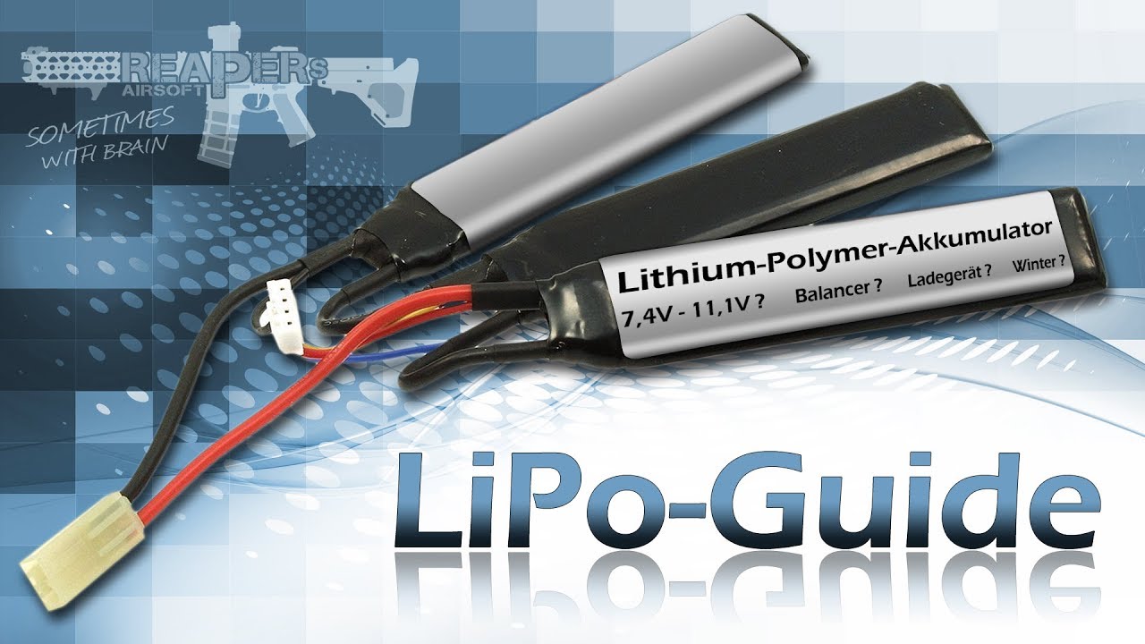 [Tech] LiPo-Guide (Laden, Balancen, Stecker, Ladegerät, Sicherheit) 6mm Airsoft/Softair - 4K UHD