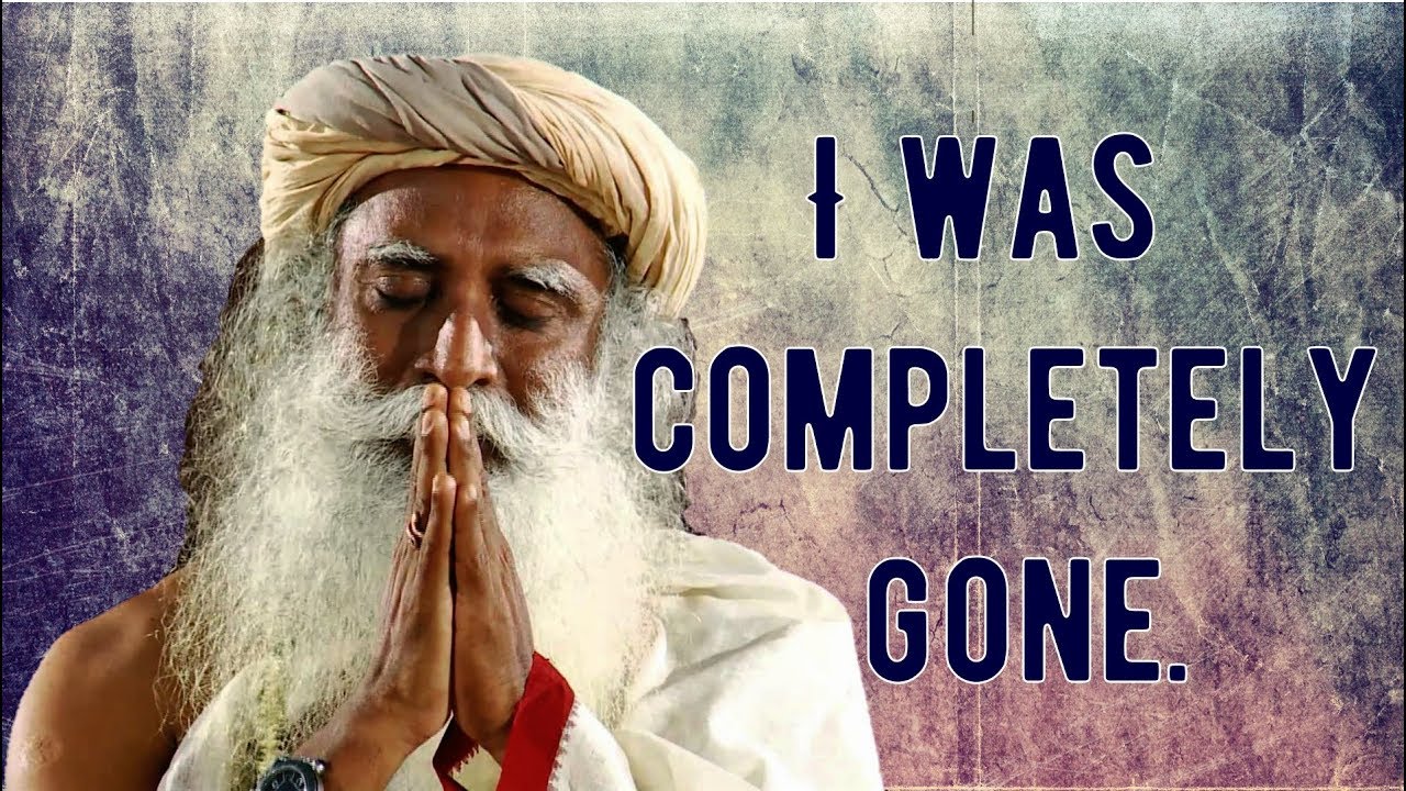 sadhguru about his enlightenment experience and how he quit his job