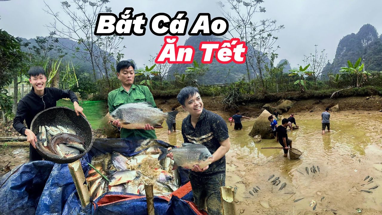 THÁO AO VÂY BẮT CÁ ĂN TẾT | TẾT TRÊN BẢN MƯỜNG (Tập 2) - Bùi Văn Trọng ( Nhịp Sống Miền Núi)