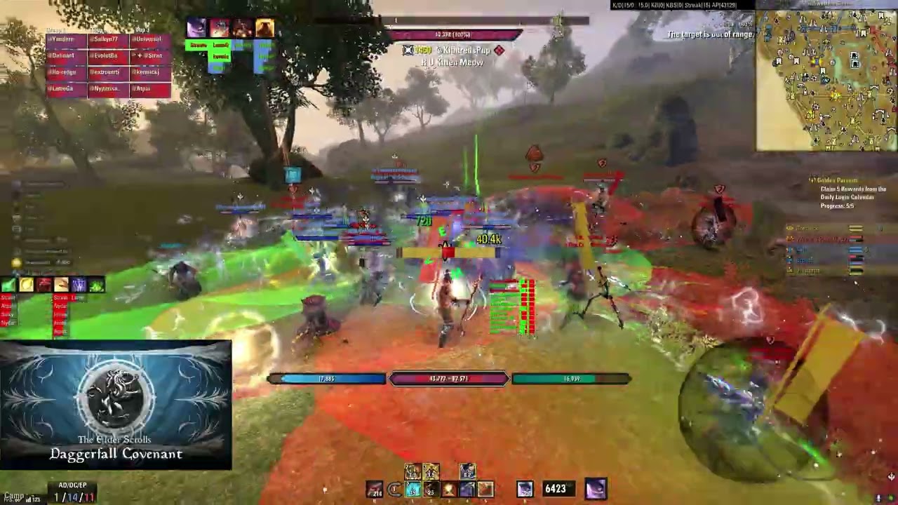 ESO PvP Ball Group.  Army of the Covenant Raid #20