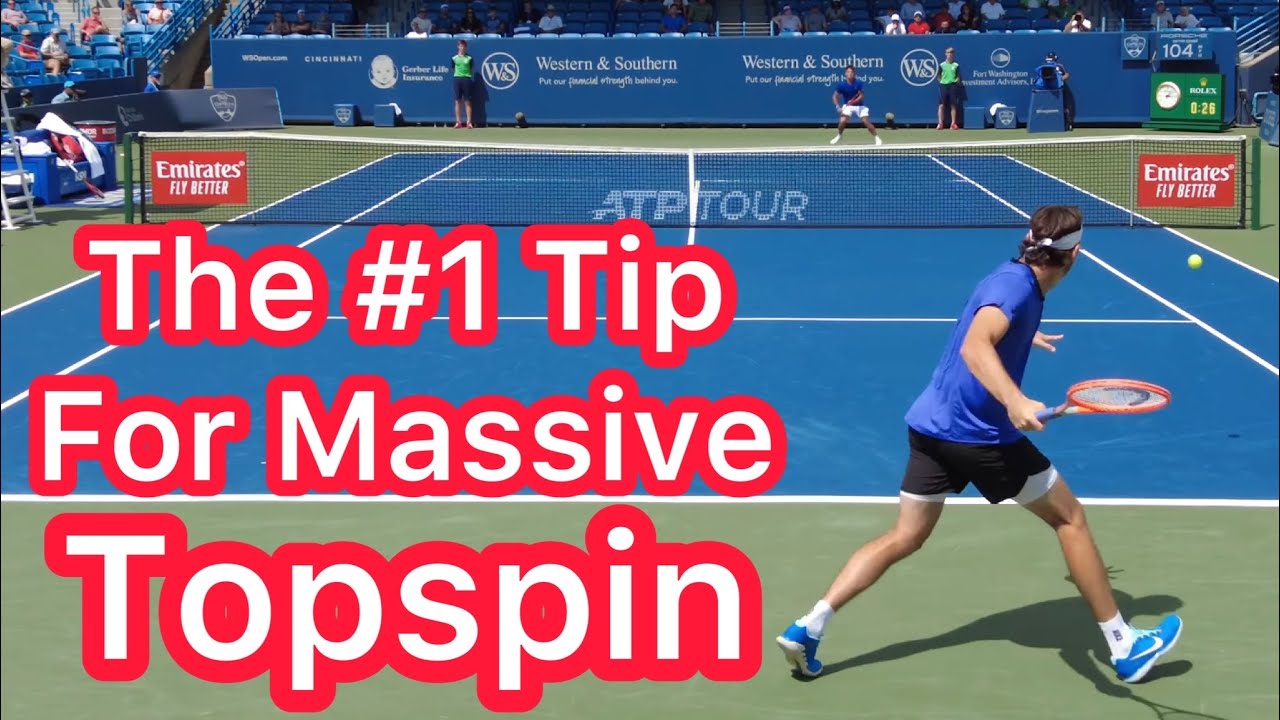 #1 Tip For Massive Topspin (Tennis Forehand Explained)