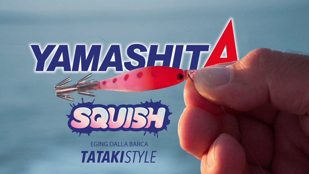 Yamashita Squish - la nuova totanara da tataki per la pesca del calamaro dalla barca