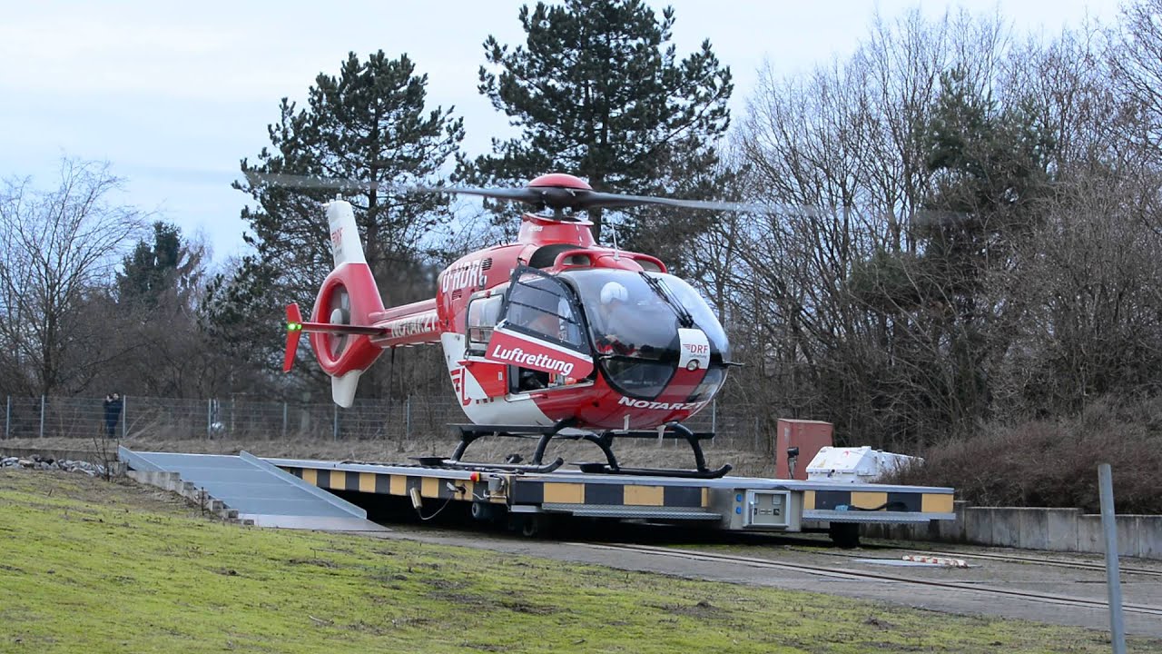 DRF Luftrettung - Start Christoph 43 (EC 135 D-HDRC)