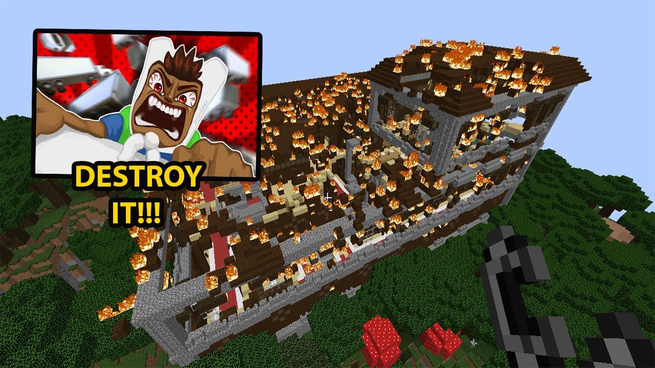 Gamers Reaction to First Seeing a Woodland Mansion in Minecraft