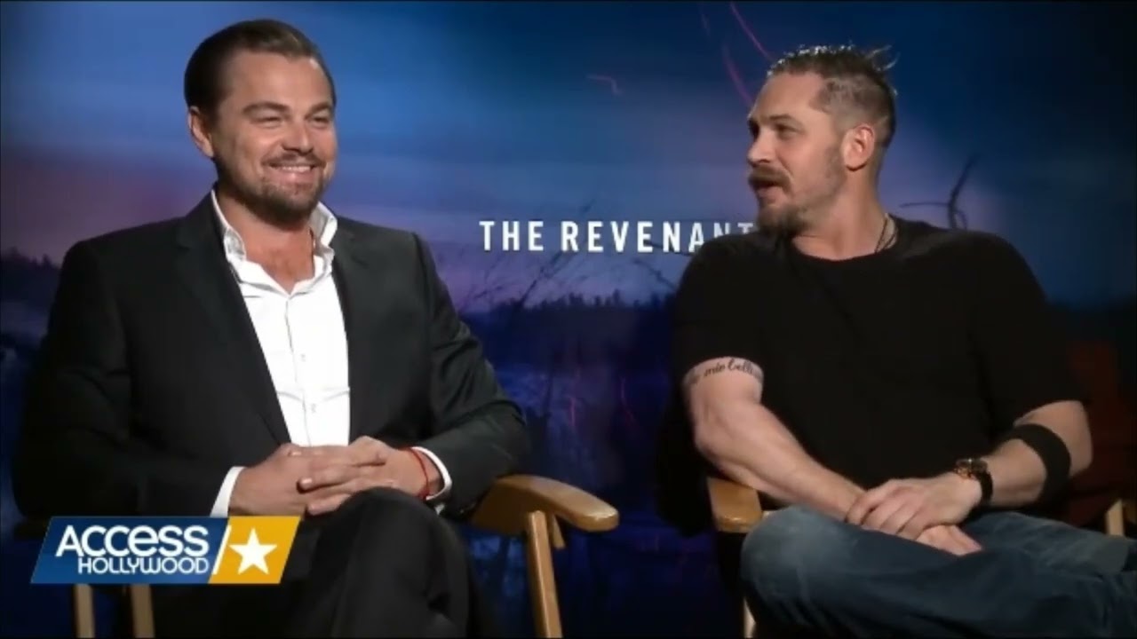 Leonardo DiCaprio & Tom Hardy friendship press junket interview moments
