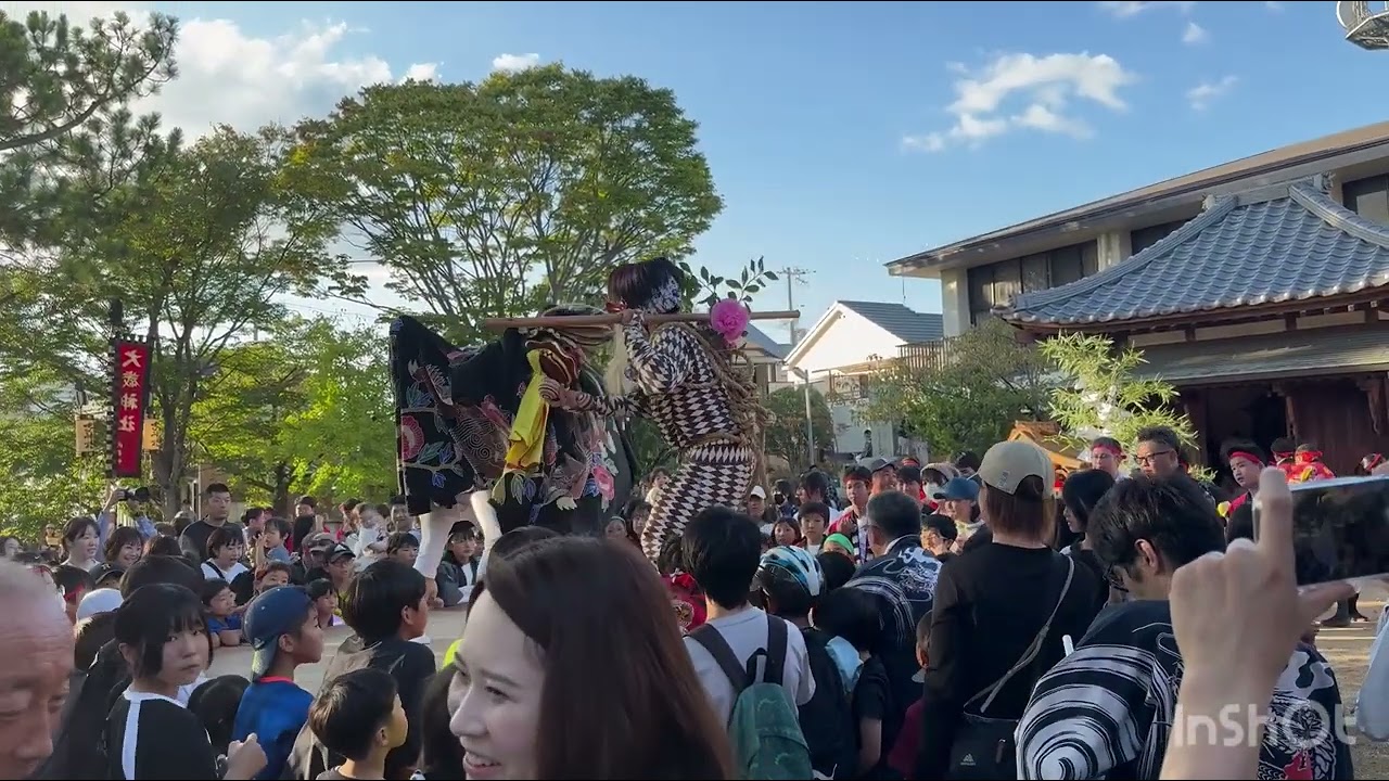 岩岡神社秋祭り⛩️   大歳神社宵宮   竜が岡  上新地  南場です♪