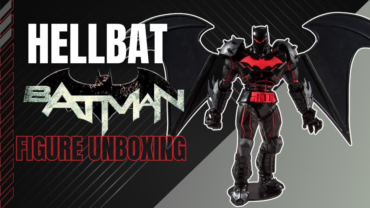 UNBOXING DC MULTIVERSE BATMAN HELLBAT SUIT   4K