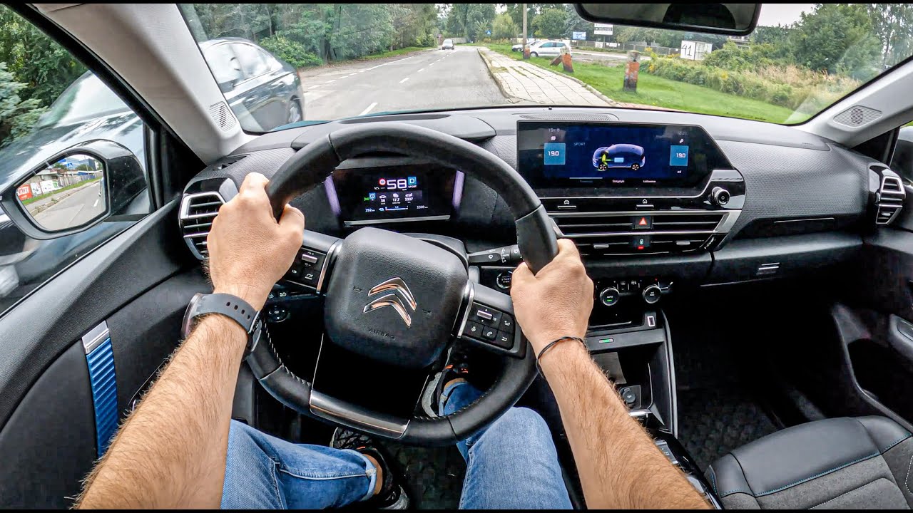 2021 Citroen E-C4 TOP SPEED, 0-100 [136HP] | POV Test Drive #909 Joe Black