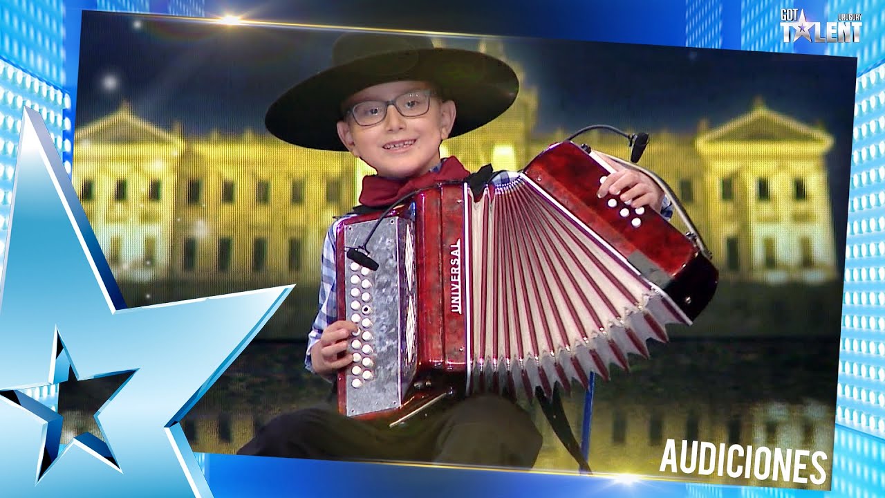 ENZO enamor&oacute; al jurado y se llev&oacute; el primer BOT&Oacute;N DORADO | Audiciones 1 | Got Talent Uruguay 2