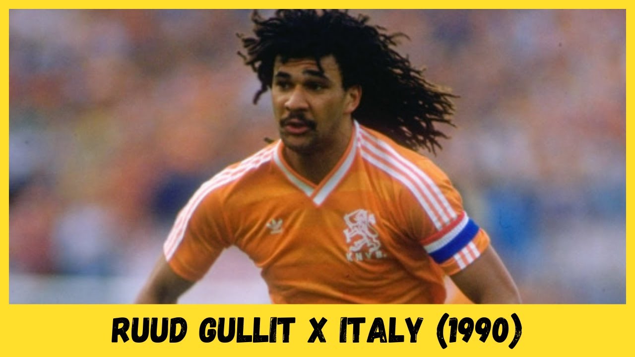 (1990) Ruud Gullit - Best moments against Italy