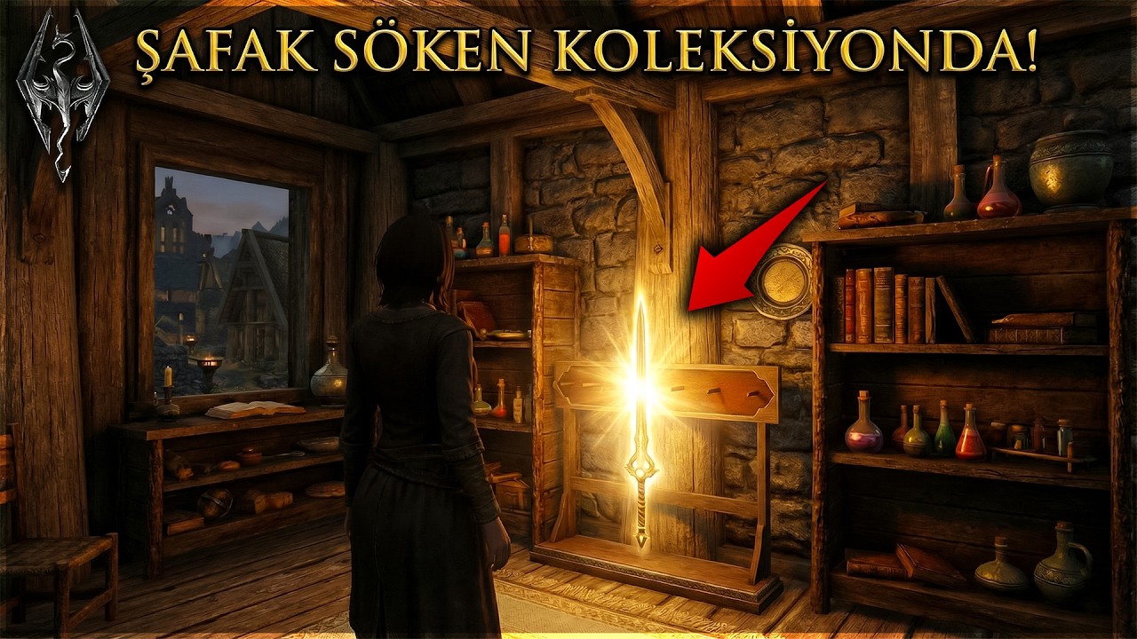 Şafak Söken'i Koleksiyonumuza Ekledik! - Skyrim Efsanevi Zorlukta Büyücü!