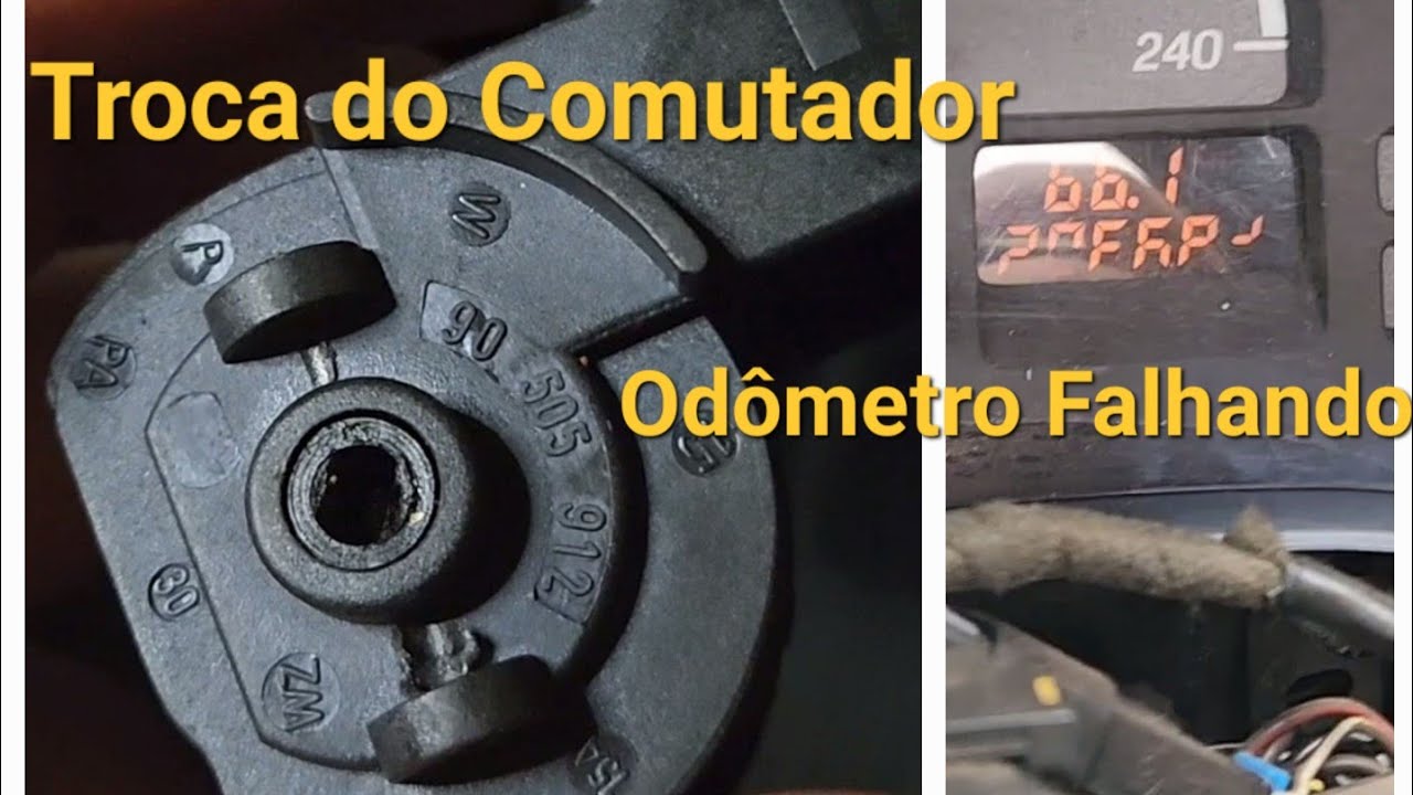 #Vectra - Troca do Comutador de Partida do Vectra B / Conserto do Odômetro