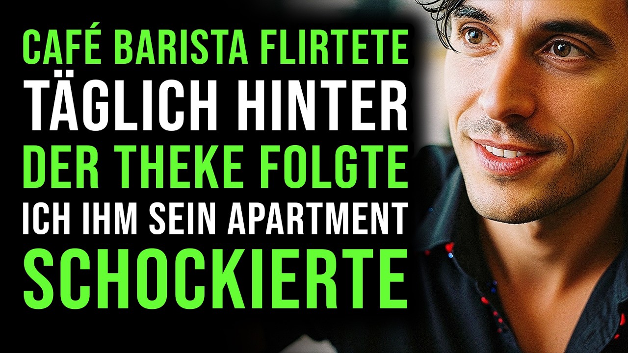 Café Barista flirtete täglich – hinter der Theke folgte ich ihm sein Apartment schockierte…