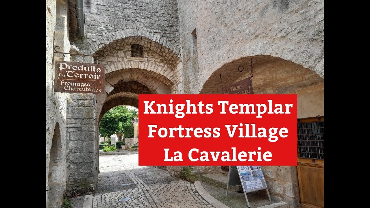 Knights Templar Fortress Village La Cavalerie from ESREA France