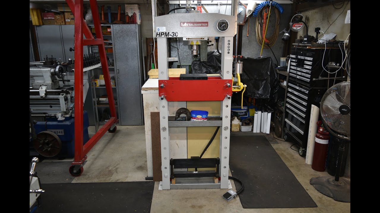 Adding a table lift to a hydraulic press